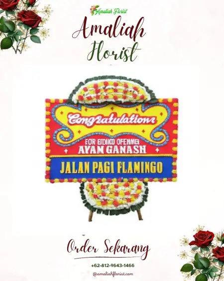 Sewa Papan Bunga Sajira Mekar